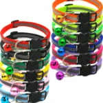10Pcs Wholesale Collars for Cat Collar With Bell Adjustable Necklace Cat Puppy kitten Collar Dropshipping Pet Cats Collar - Image 5