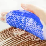 Soft Silicone Pet Bath Brush Massage Scrubber Foam Dispensing Wash Comb for Dog Cat Shower Cleaning Pet Grooming Care Supplies - Image 5