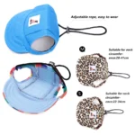 Pet Dog Baseball Cap Hat with Neck Strap Adjustable Comfortable Ear Holes for Small Medium Large Dogs in Ourdoor Sun Protection - Image 6
