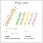 2PCS Cat Strip Feeder Spoon Easy Squeeze Cat Treat Holder for Wet Food Snacks Reusable Pet Supplies Feeding Tool Cats Kittens - Image 6