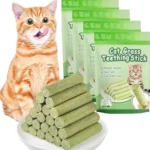 Chicken Cat Grass Molar Sticks 1/3/5bags Drain Hairballs Clean Teeth Gentle Hair Removal Pet Snacks Cat Grass Teething Sticks - Image 2