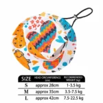 Breathable Cat Dog Sun Hat Adjustable Drawstring with Ear Holes Pet Bucket Hat Lightweight UV Protection Pet Cowboy Hat - Image 6