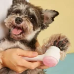 Silicone Pet Paw Cleaner & Massage Brush - Dual-Sided Dog Grooming Tools for Healthy Coats and Claws - Image 2
