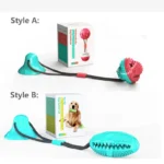 Dogs Food Toys Silicon Suction Cup Tug Interactive Dog Ball Toy For Pet Chew Bite Tooth Cleaning Toothbrush Feeding Pet Supplies - Image 6