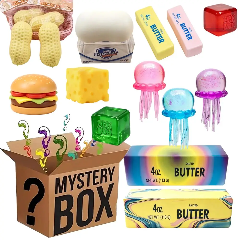 kf-S173036eda72a491eb970b30248f7b0057 Hot Blind Box Mystery Kawaii Cat Paw Mochi Squishy, Simulated Food Fidget Toy, Cute Squeeze Foot Toy Antistress Stress-Relief - Image 1