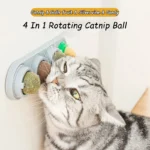 Natural Catnip Toys Silvervine Balls Teeth Cleaning Dental Wall Treats Extra Cat Energy Ball Edible Cat Lick Healthy Kitten Chew - Image 2