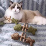 Catnip Balls Funny Fish Bone Cat Toys Lickable Snack Catnip Silvervine Kitten Chewing Cleaning Teeth Toy For Cats Pet Supplies - Image 6