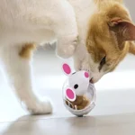 Cat Toy Mouse Tumbler Leak Food Feeder Pet Puzzle Cartoon Cat Toy Leakage Ball Kitten Interactive Toys Slow Feeding Pet Supplies - Image 3