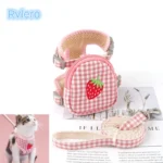 Cat Harness with Backpack Prevent Break Free Breathable Chest Strap Pet Traction Rope Set Teddy Mini Dog Walking Pet Supplies