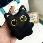 NEW Cute Black Cat plush toy Doll Small Pendant Cuddly Pillow Cushion Ins Black Cat Plush Toy Doll for Boy Girl Birthday Gifts - Image 6