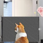 Pet Barrier Gate Expandable Dog Cat Fence Jump Proof Partition Door Panel for Indoor Outdoor Use Easy Installation - Image 2