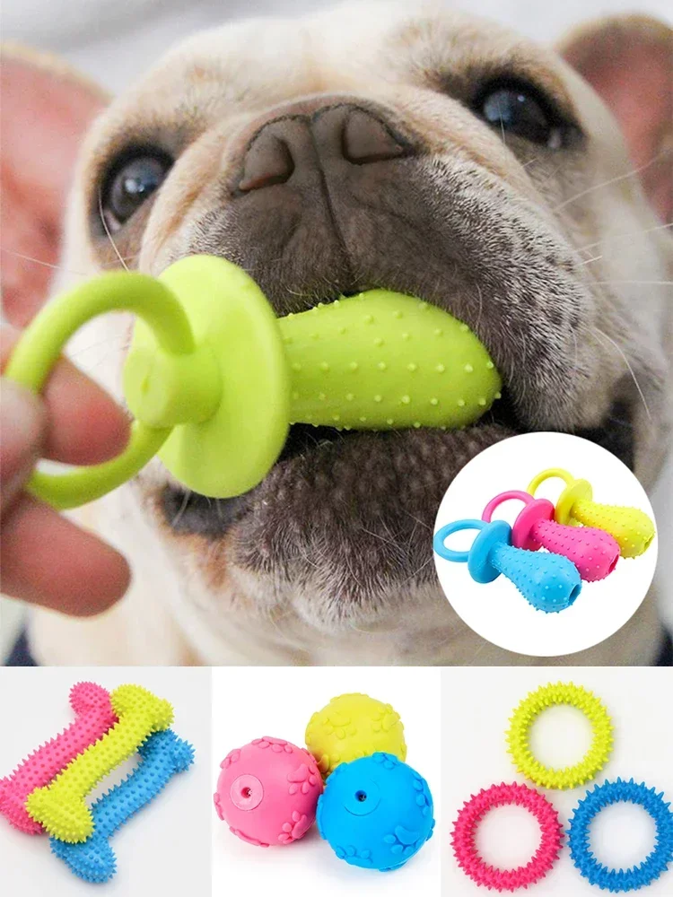 kf-S1a6330deafcb430ca33f855df2bef4e0e Dog Toys For Small Dogs Indestructible Dog Toy Teeth Cleaning Chew Training Toys Pet Supplies - Image 1