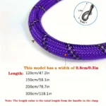 Reflective Dog Leash With Comfortable Padded Handle - Double Heavy Duty Traction Rope For Strong Dogs - Enhance Safety And Contr - Image 2