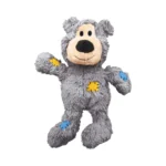KONG - Wild Knots Bear - Internal Knotted Ropes and Minimal Stuffing for Less Mess (Assorted Colors)