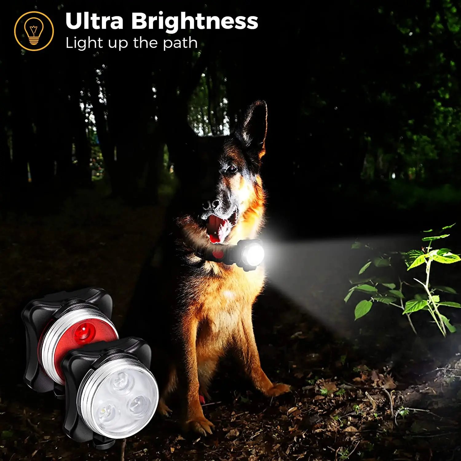 kf-S1b04de3bc3154739860fe734dd03849aN Pet Dog Led Light Lamp Tag Led Dog Collar Light Pendant Glow Night Safety Led Dogs Flashlight For Collar Harness Leash - Image 1