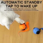 Automatic Rotating Smart LED Interactive Cat Teasing Ball Obstacle Avoidance Playful Pets Toy - Image 5