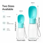 1PC 300ml 500ml Travel Pet Water Bottle Integrated Drinking Bowl Portable Dispenser for Dogs Cats Outdoor Travel and Activities - Image 6
