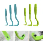 3pcs Remover Tweezer Tick Flea Remover Hook Tick Pull Pet Cat Dog Tick Clamp Accessories Pet Mite Flea Extractor Dog Accessory
