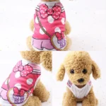 Pet Dog Clothes Cartoon Clothing Puppy Dogs Soft Vests Summer Shirt Casual T-Shirt for Small Pet Supplies - Image 4