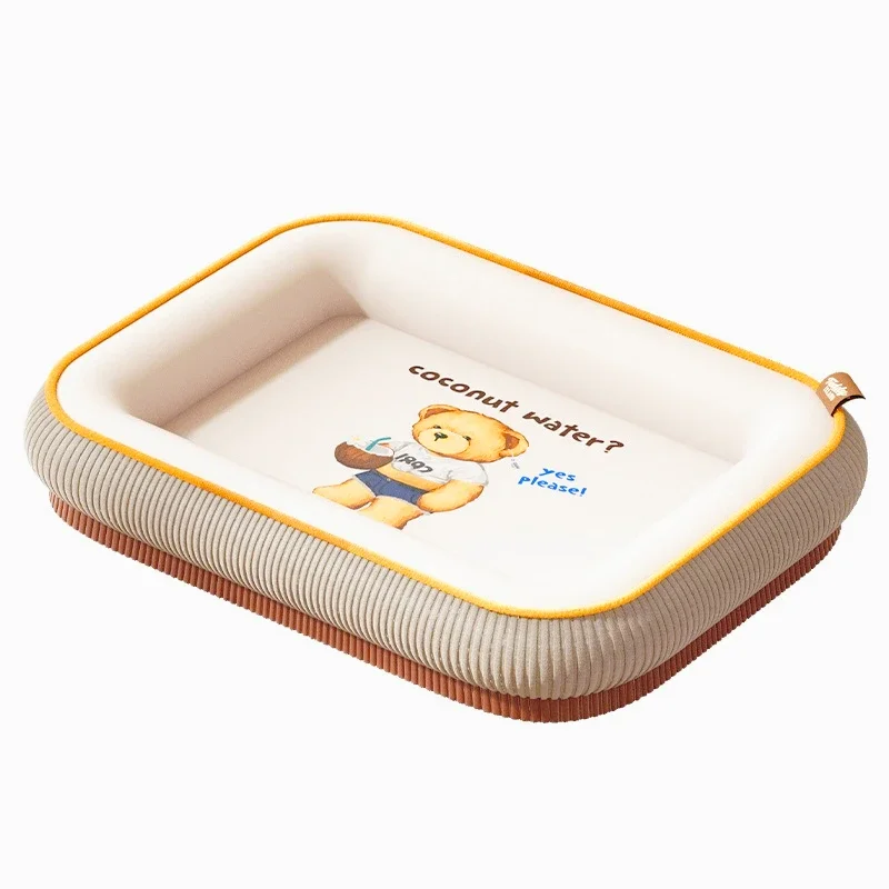 kf-S1c82097e849e4fd2a00f0b76a087d8a4r Best-selling four-season universal removable and washable dog cushion small and medium-sized dog sleeping padblarge space dog ed - Image 1
