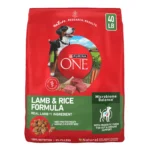Plus Dry Dog Food for Adult Dogs with Real Lamb Protein and Natural Rice Formula in 40lb Bag