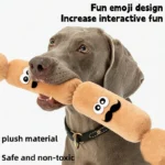Pet Dog Simulated Sausage Plush Squeaky Toy BB Press Sound Bite-Proof Wear-Resistant Chew Toy dog Self-Play Stress Relief Toy - Image 3