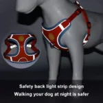 Small Medium Dogs Harness Vest Walking Traction Rope Reflective Straps, Soft Mesh Harness Breathable Pet Supplies - Image 3