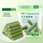 6/18Pcs Cat Grass Chew Sticks Teething Toy Hairball Removal Snack For Cat Teeth Grinding - Image 2