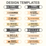 Dog Collar PU Leather Engraved - Customized with Name, Unique Gift for Dog Lovers, Adjustable Puppy for Small Medium Large Breed - Image 2