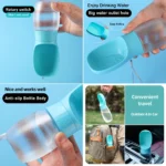 300ml 500ml Big Dog Water Bottle Portable Drinking Bowl For Small Dogs Cat Travel Hiking Puppy Pet Water Dispenser Cup Labrador - Image 8