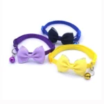 Pet Collars New Pet Bow Bell Collars Cute Cat Collars Pet Supplies Multicolor Adjustable Pet Dressing Tool Pet Accessories - Image 2