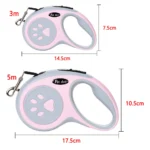 3 Meters 5 Meters Nylon Pet Dog Leash For Small Medium Dogs Cat Outdoor Hiking Retractable Puppy Belt Chihuahua Bulldog Supplies - Image 6