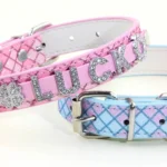 Bling Rhinestone Puppy Dog Collars Personalized Small Dogs Chihuahua Collar Custom Cat Necklace Free Name Charms Pet Accessories - Image 3
