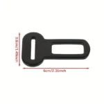 2/4 Pet Seat Belt Adapters - Car Metal Clips for Pet Leashes, Compatible with Truck & Car Seats - Image 2