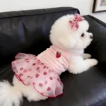 1PC Cute Pet Dog Dress for Small Dogs Thin Puppy Princess Skirt Dog Summer Clothes Chihuahua York Clothing Pet Supplies - Image 4