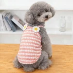 Fashion Dog Vest Suspender Dog Vest Chihuahua Bichon Breathable Thin Shirt Puppy Cat Casual Shirt Summer Pet Costume