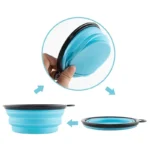 Portable Pet Food Bowl Durable TPR Bowl Cat and Dog Food Pet Silicone Collapsible Bowl Portable Travel Outdoor Water Food Bowl - Image 5