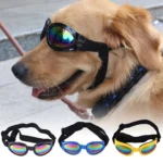 Pet Adjustable Dog Goggles Sunglasses Anti-UV Sun Glasses Eye Wear Protection Black Widely Used Dog Sunglasses Pet Dog Supplies