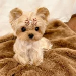 10/20/30PCS Dog Bows With Rubber Bands Handmade Brown Style Puppy Head Flower Handmade Pet Supplies For Dogs Bows Supplies - Image 4