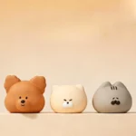 Dog Chew Toy Pet Squeaky Ball Toy Teeth Care Cartoon Rubber Latex Interactive Trainning Puppy Pet Dog Supplies