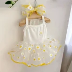 Summer Strawberry Dress for Dog Pet Clothing Dog Suspender Skirt Dog Clothes Cats Puppy Print Cute Dog Mesh Dress Pet Supplies - Image 5