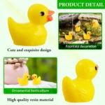 100/200Pc/set Mini Resin Ducks Tiny Duck Miniature Figures Bulk Little Duck Charms for Party, DIY Micro Landscape Decorations - Image 6