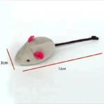 Interactive Catnip-Filled Rattle Mouse Toy for Cats Pretend Fur Design Pre-filled with Catnip for Enhanced Play Pet Game - Image 6