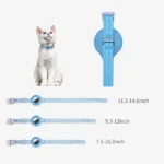 Leather Pet Adjustable Collars for Airtag Location Tracker Dog Cat Anti-lost Reflective Protection Case for Airtags Collar - Image 6