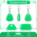 LED Pet Pendant Collar Waterproof Dog Collar Light for Outdoor Walking Safety Silicone LED Dog Collar - Image 3