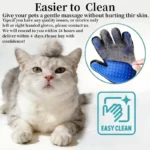 Cleaning Gloves Suitable for Hair Removal Tools for Dogs Cats Pet Massage and Caressing Gloves, Hair Removal Glove Brush 2 Pcs - Image 3