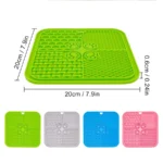 11 Colors Pet Slow Feeding Mat With Spatula Silicone Suction Cup Dog Cat Licking Mat Increase Eating Fun Slow Feeding - Image 6