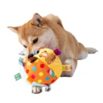 Interactive Ball Dog Toy for Aggressive Chewers Training Decompress Bite Resistant Plush Handle Dog Toys with Bells Pet Supplies - Image 5