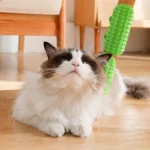 Silicone Cat Grooming Brush Pet Hair Removal Massage Comb Scratching Rubbing Brushes For Cats Kittens - Image 2