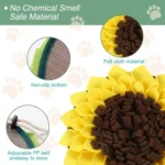 Dog Toys Snuffle Mat for Slow Feeding Puppy Sniffing Pad Smell Training Interactive Puzzle Toy Indoor Stress Relief Pet Supplies - Image 3
